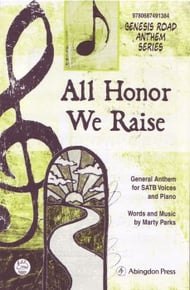 All Honor We Raise SATB choral sheet music cover